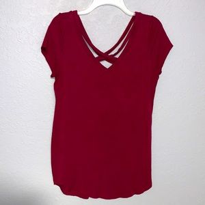 Jessica Simpson Maternity Criss-Cross Top